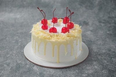 White Forest Cake