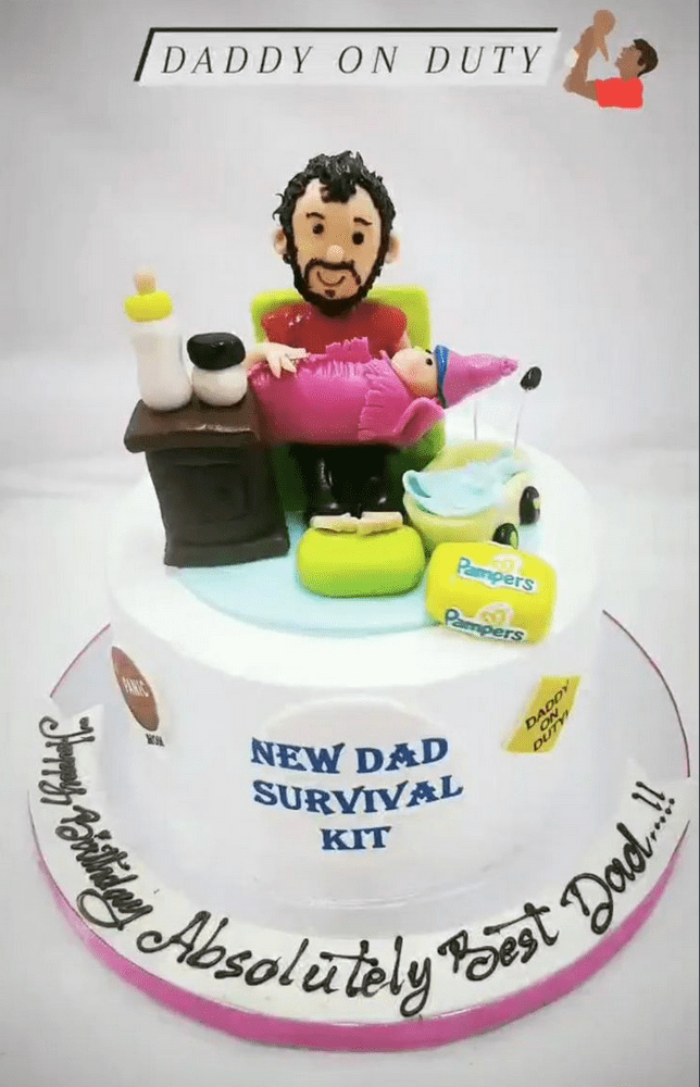 New dad deals birthday