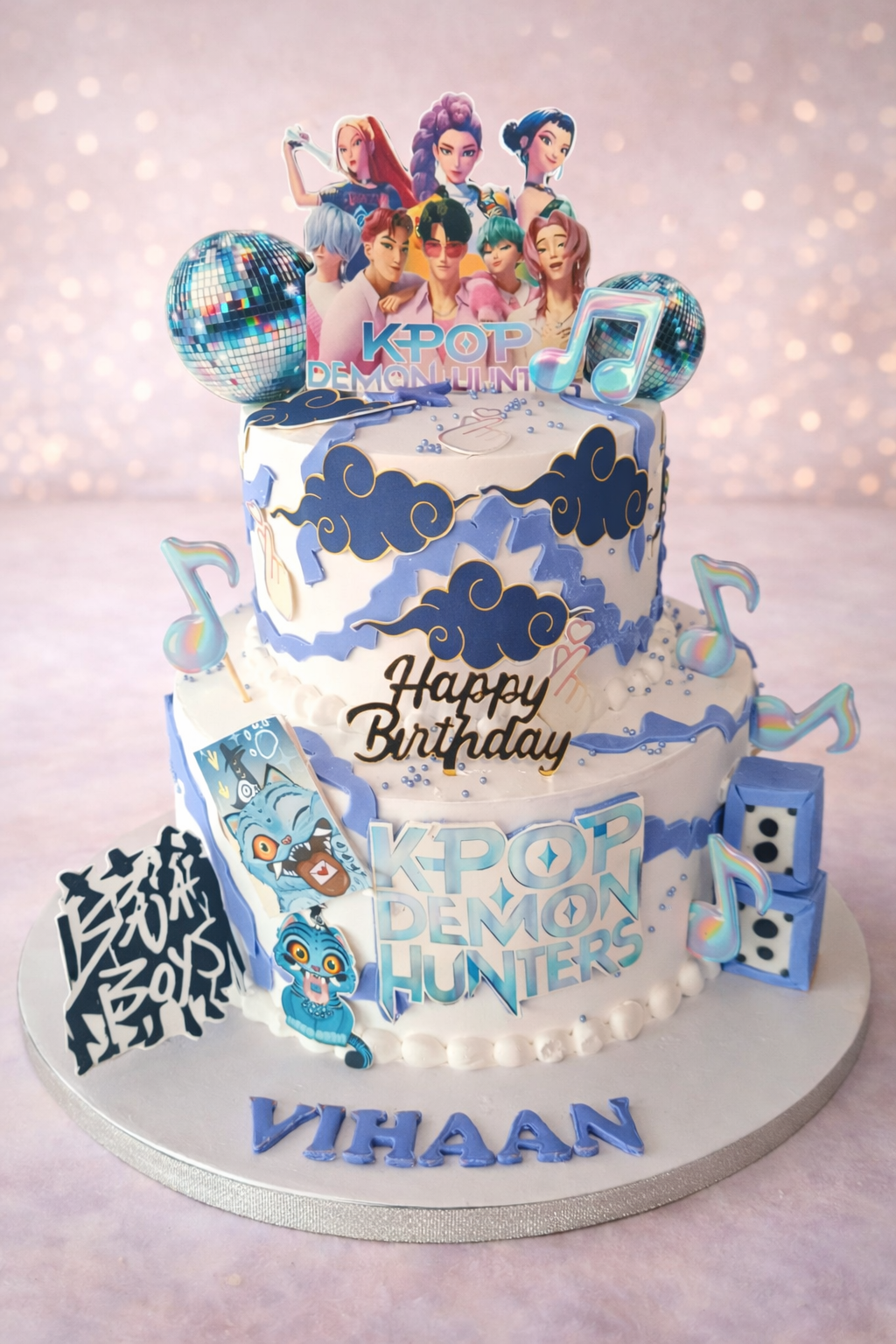 K-Pop Fantasy Birthday Cake