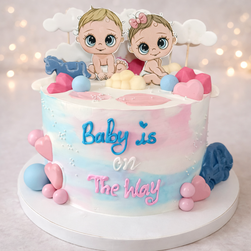 Baby Is On The Way Dream Cake