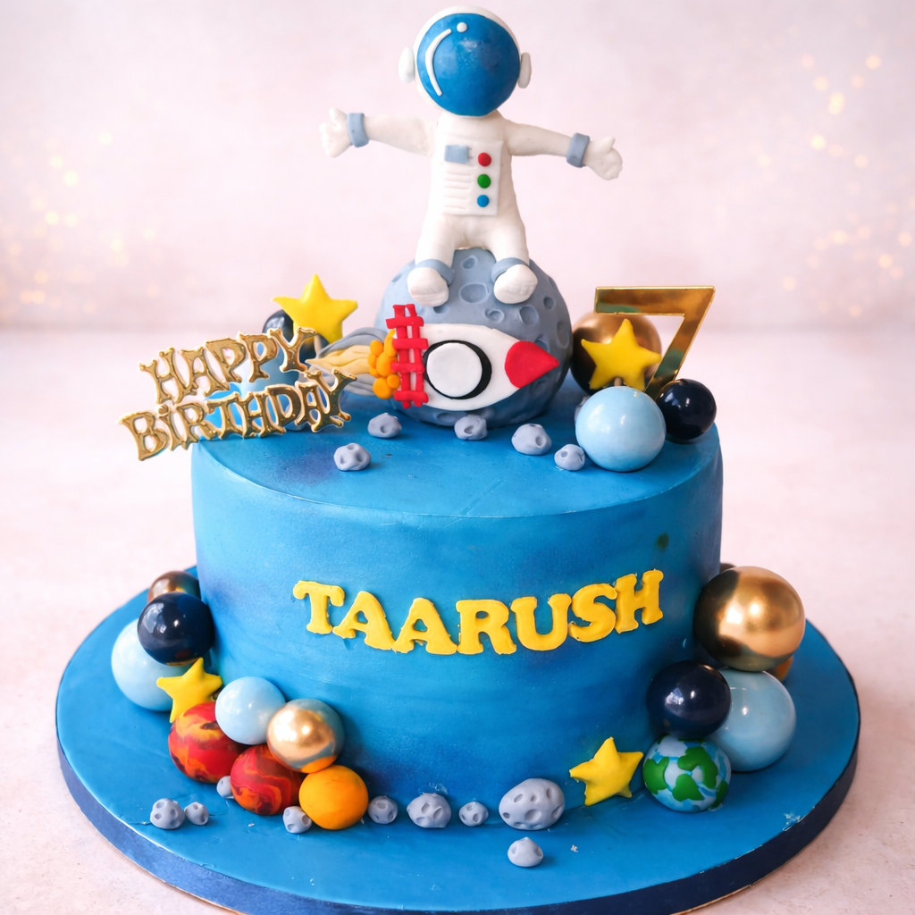 Space Explorer Birthday Cake