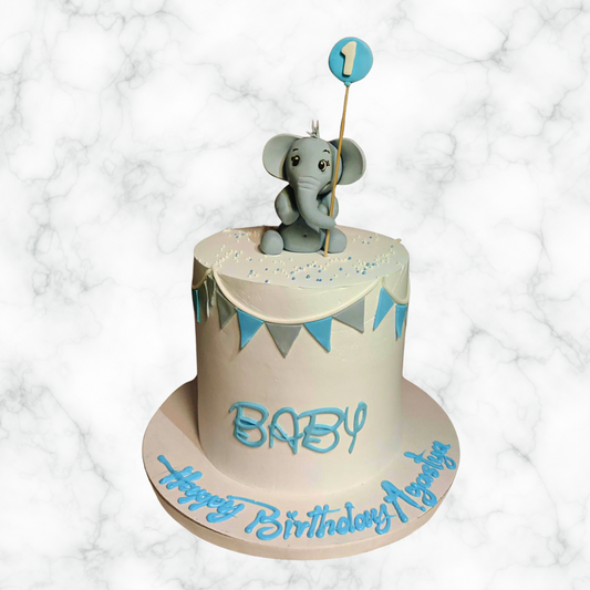 Baby Elephant Cake