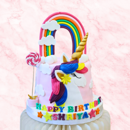 Unicorn Rainbow Cake 4