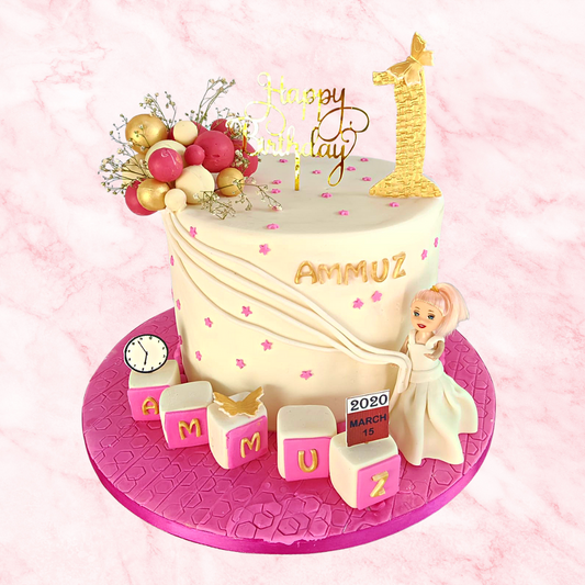 Barbie Doll Cake