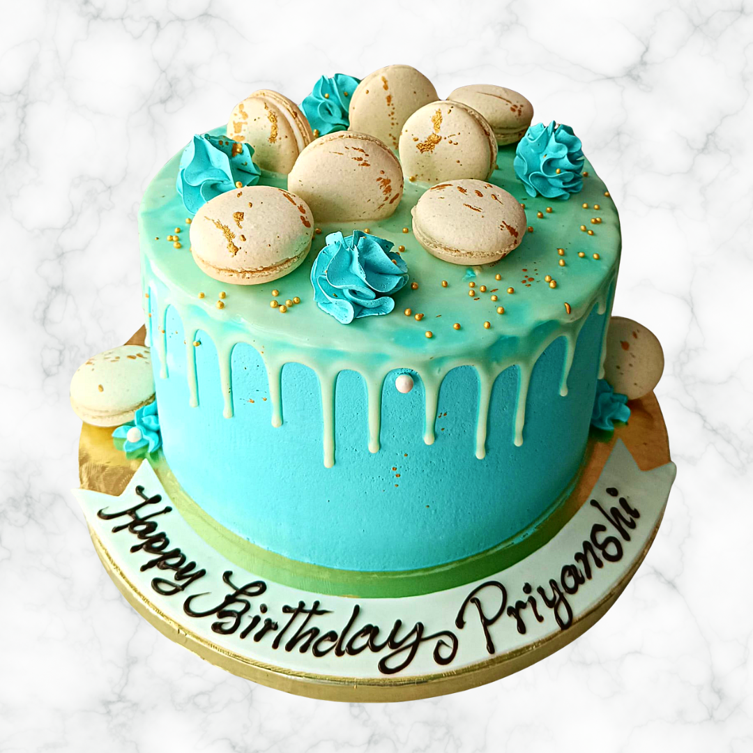 A Touch of Blue Cake!