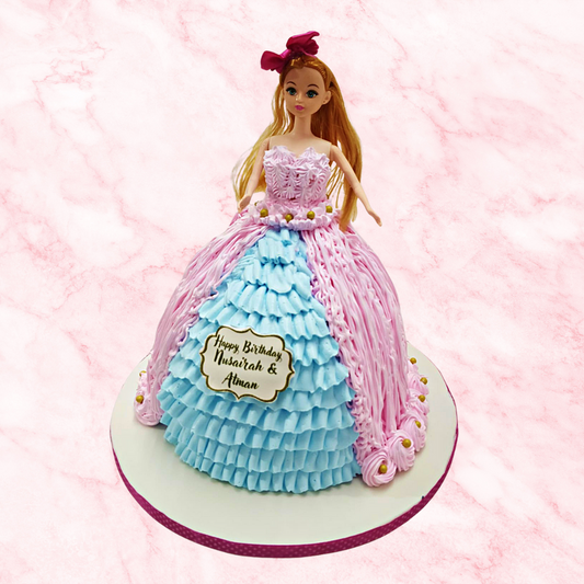 Barbie Gown Cake 3