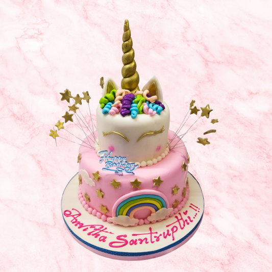 Unicorn Rainbow Cake 5