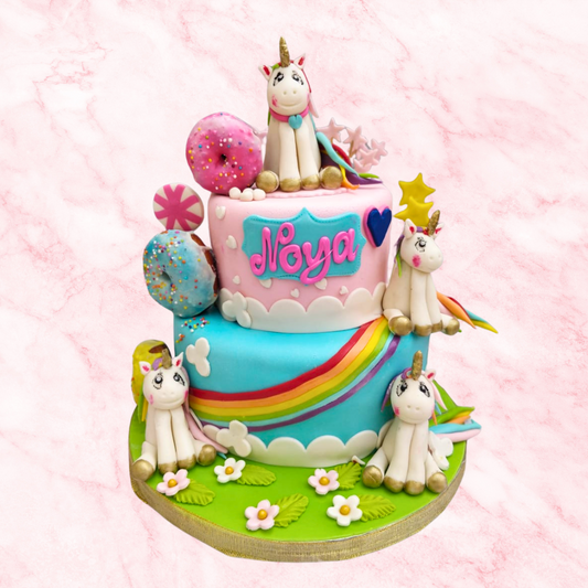 A Unicorn Paradise Cake!