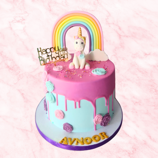 Unicorn Rainbow Cake 3