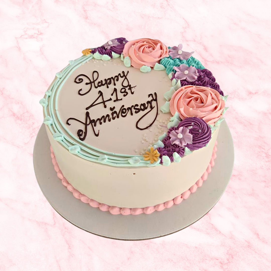 A Classic Anniversary Cake