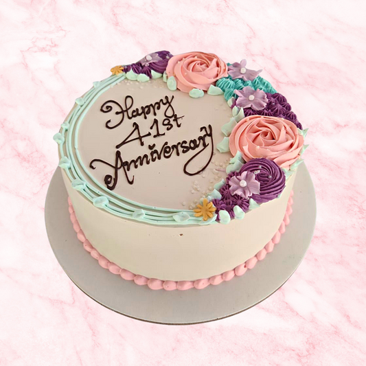 A Classic Anniversary Cake