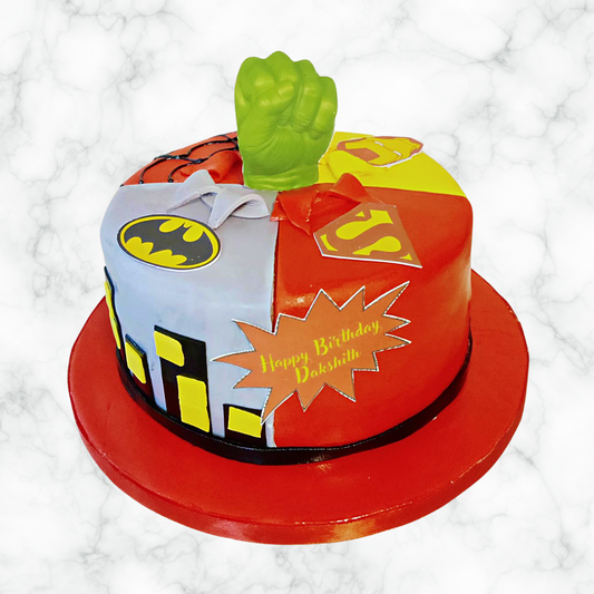 A United Heroes Cake