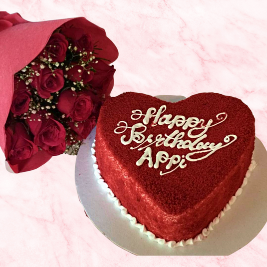 Cake And Flowers