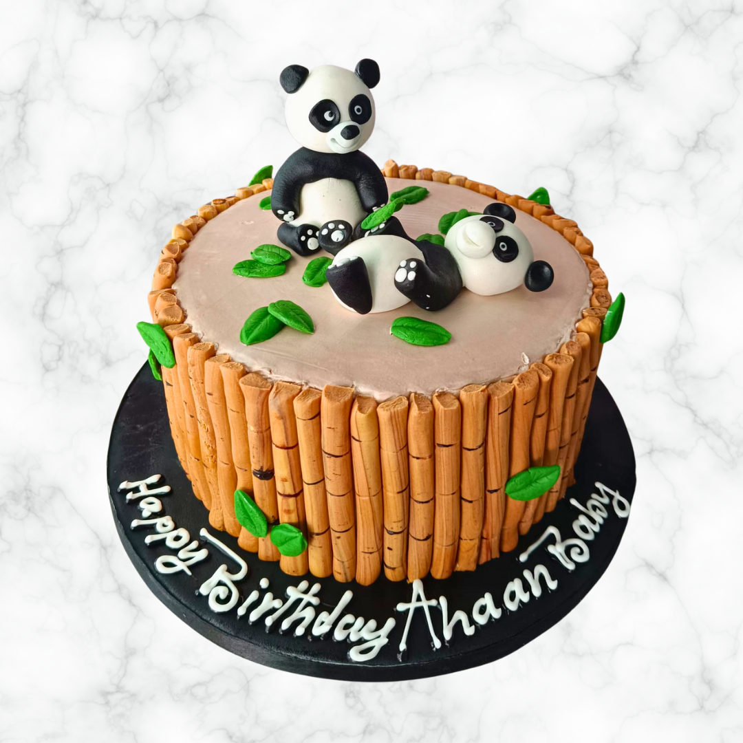 Relaxing Panda Cake