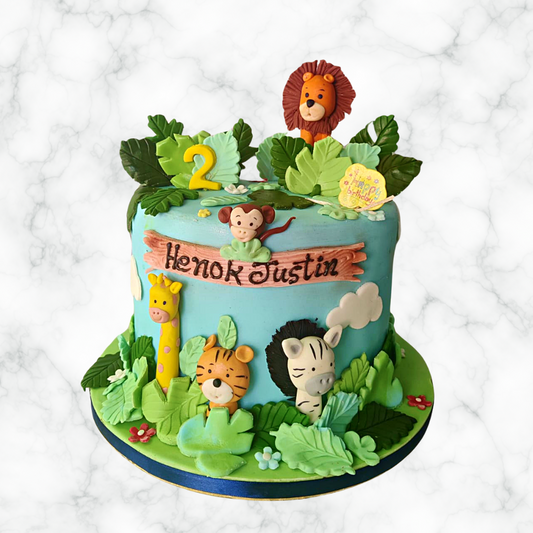 Baby Jungle Bunch Cake