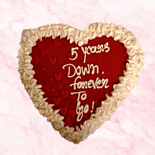 Five Years Down Cake