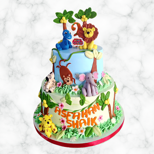 Two-Tiered Celebration for Baby Beasts!