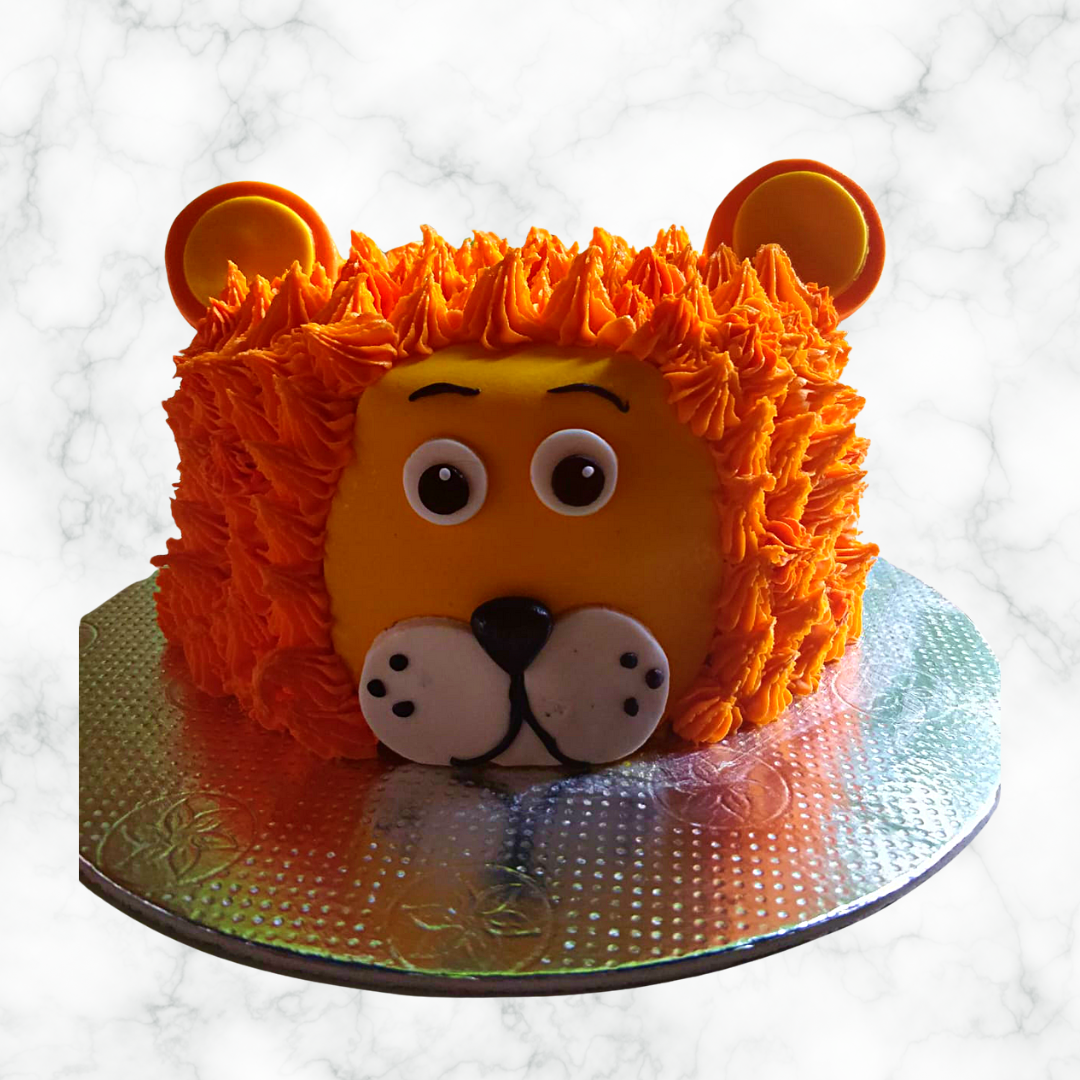 Lion Face Cake