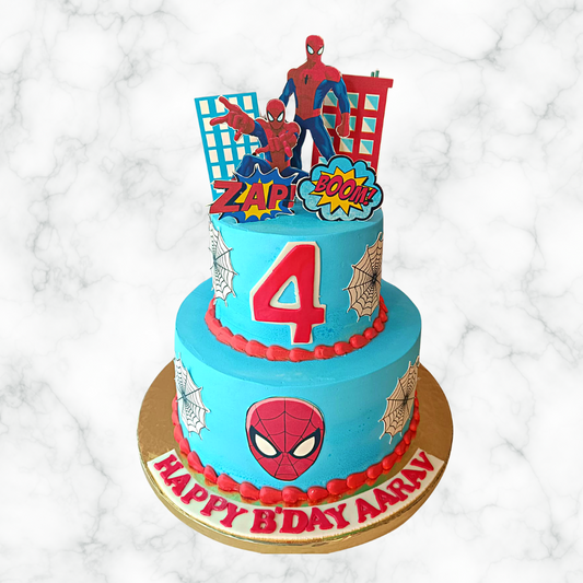 Web-Slinging Savior Cake