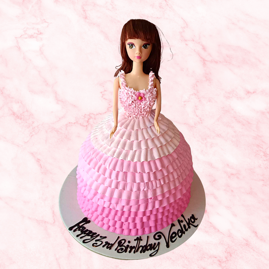 Barbie Gown Cake 2