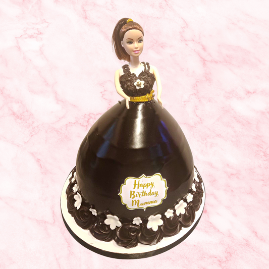 Chocolate Barbie Cake