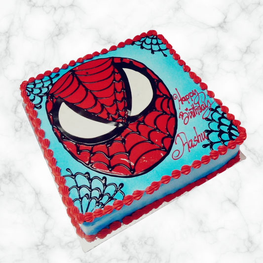 Spidey Surprise Cake