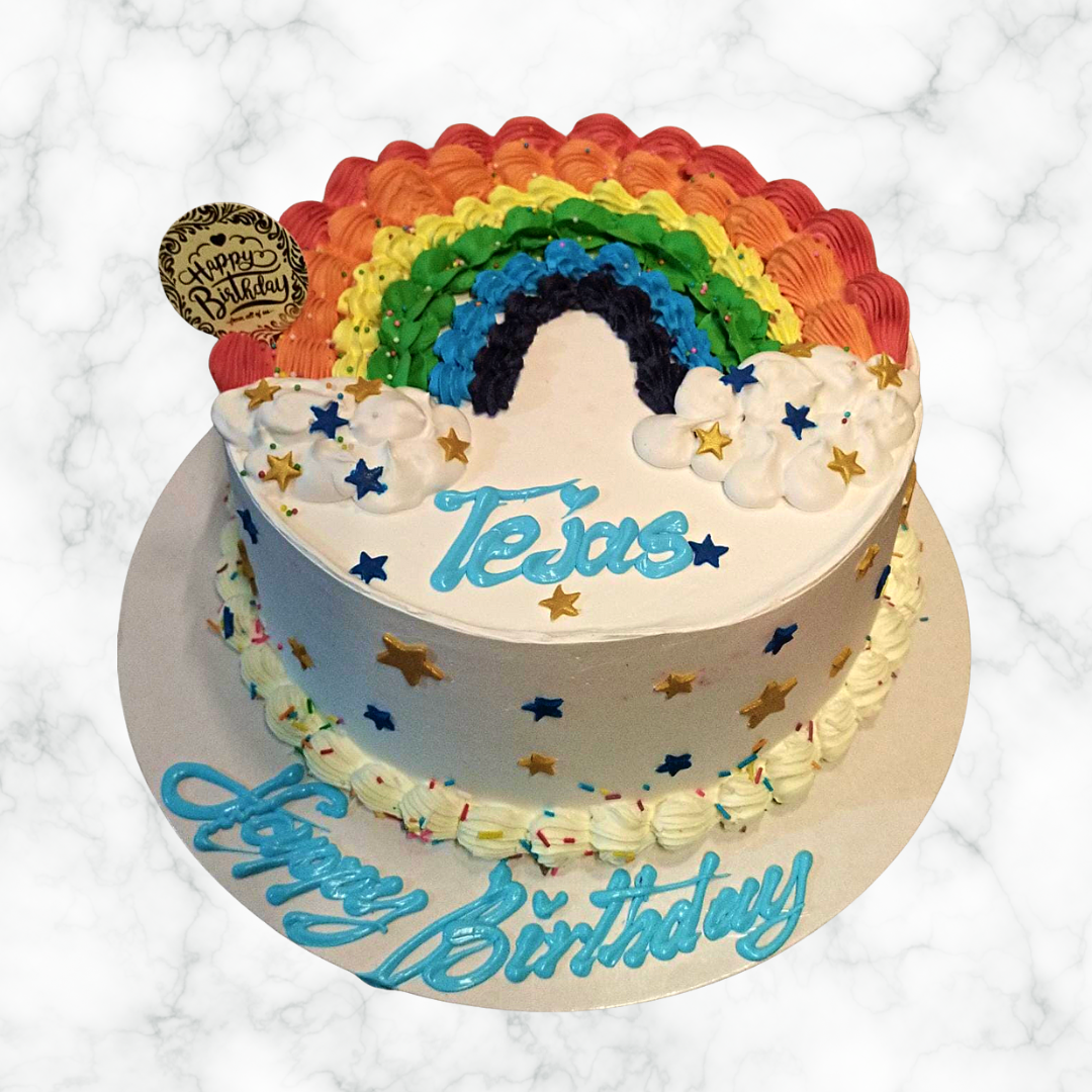 Prismatic Delight Cake