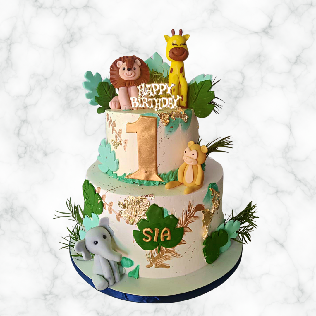 Jungle Lullaby Cake
