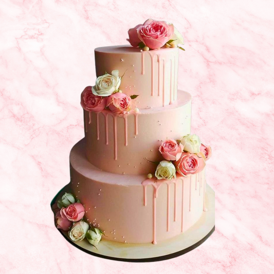 A Three-Tiered Floral Fantasy