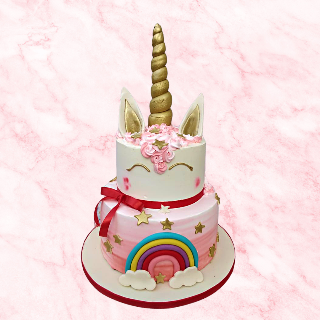 Cute unicorn cake