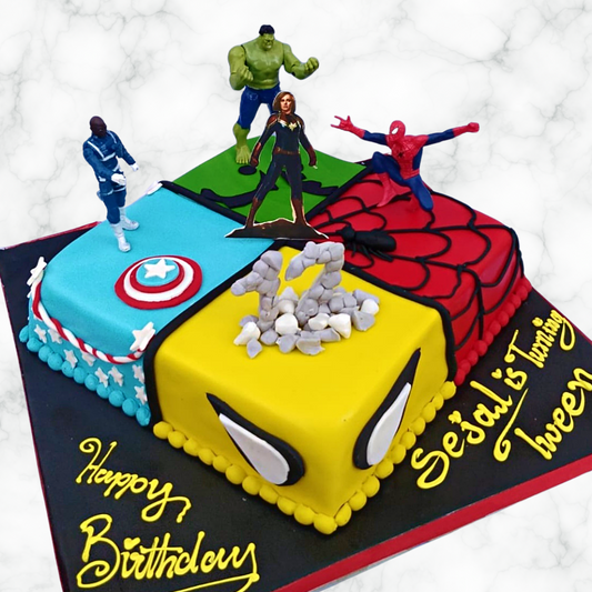 Avengers Assemble Cake
