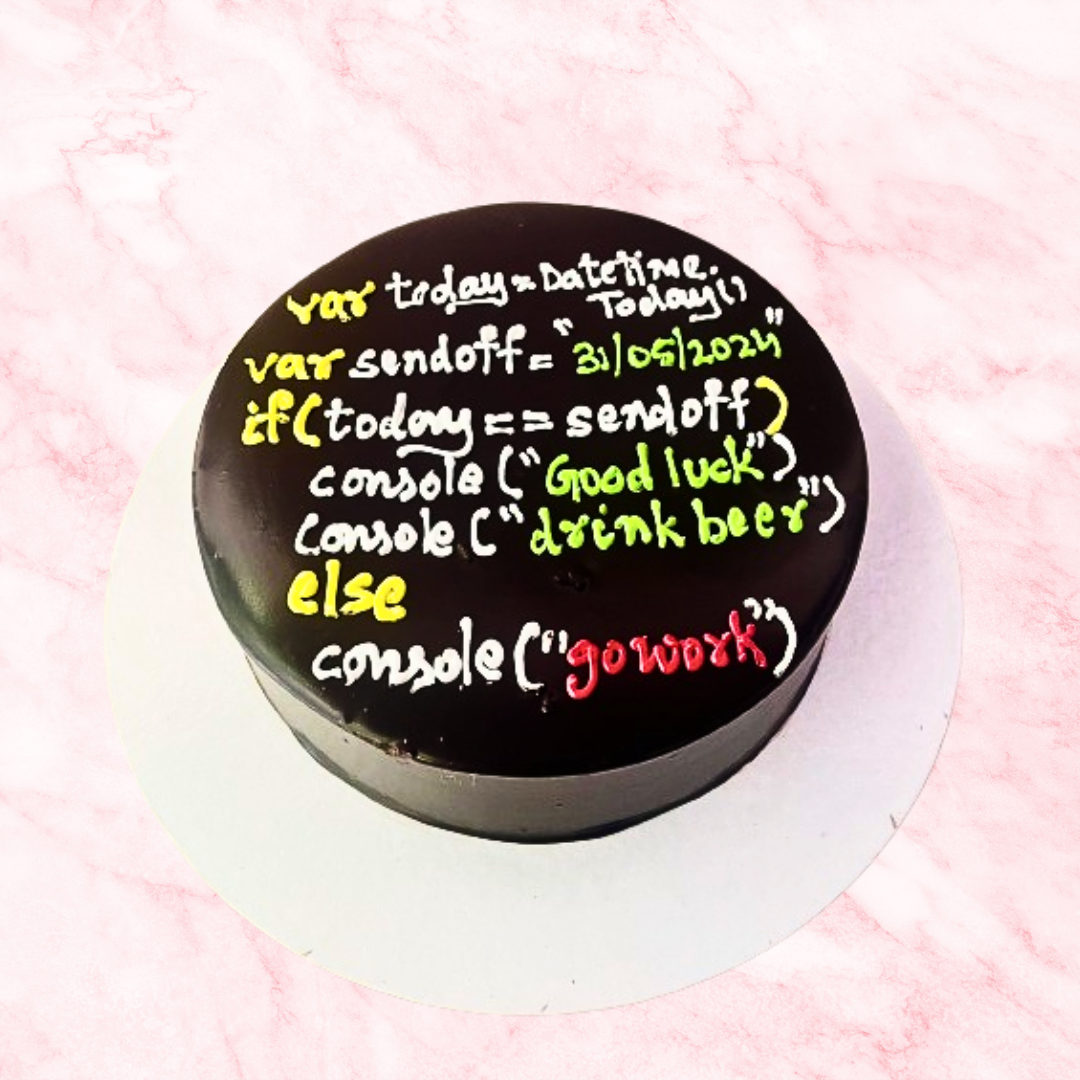 Engineer Farewell Cake