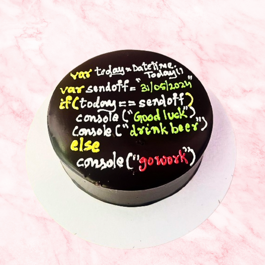 Engineer Farewell Cake