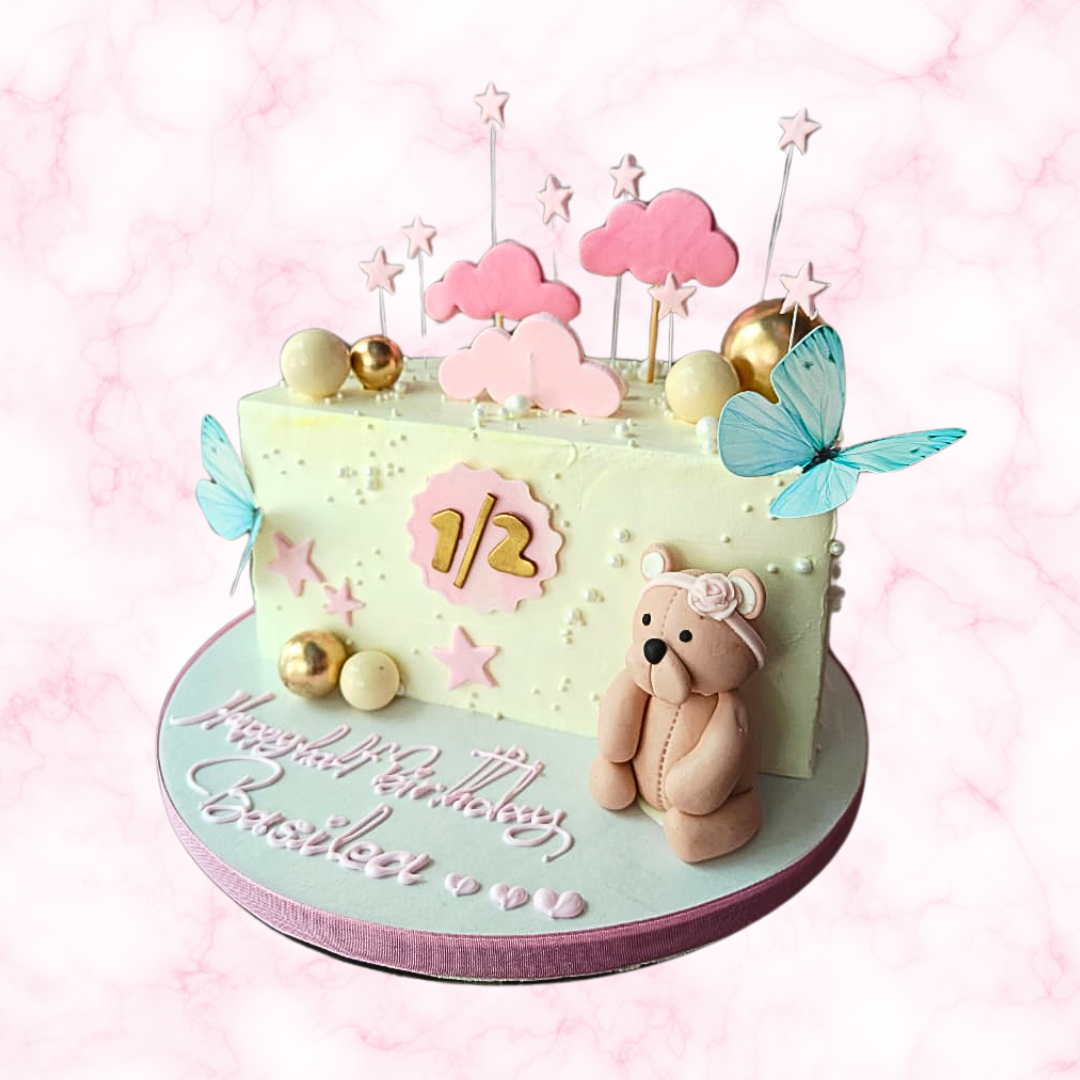 Whimsical Half-Birthday Dream Cake