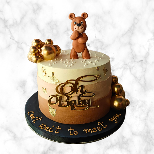 Teddy Bear Baby Shower Cake