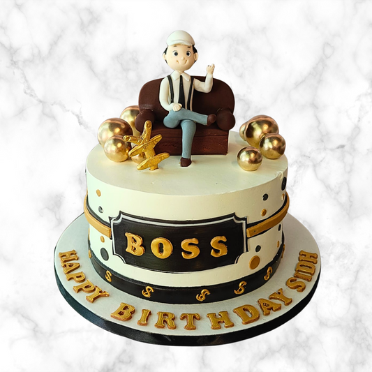 The Boss is in the Building Cake