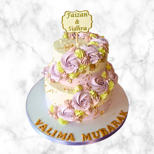 Walima Mubarak Celebration Cake