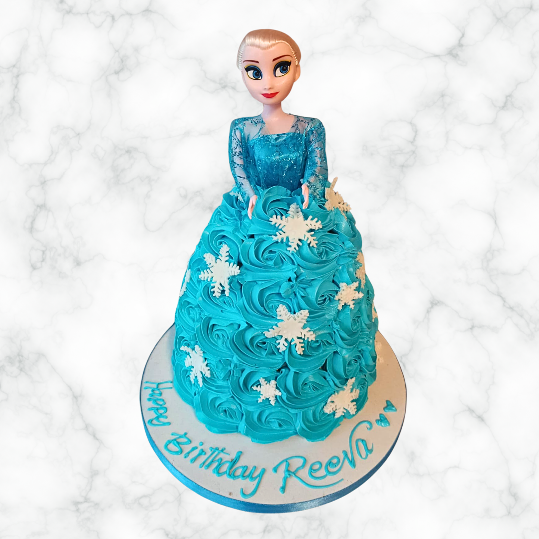 Elsa Doll Cake