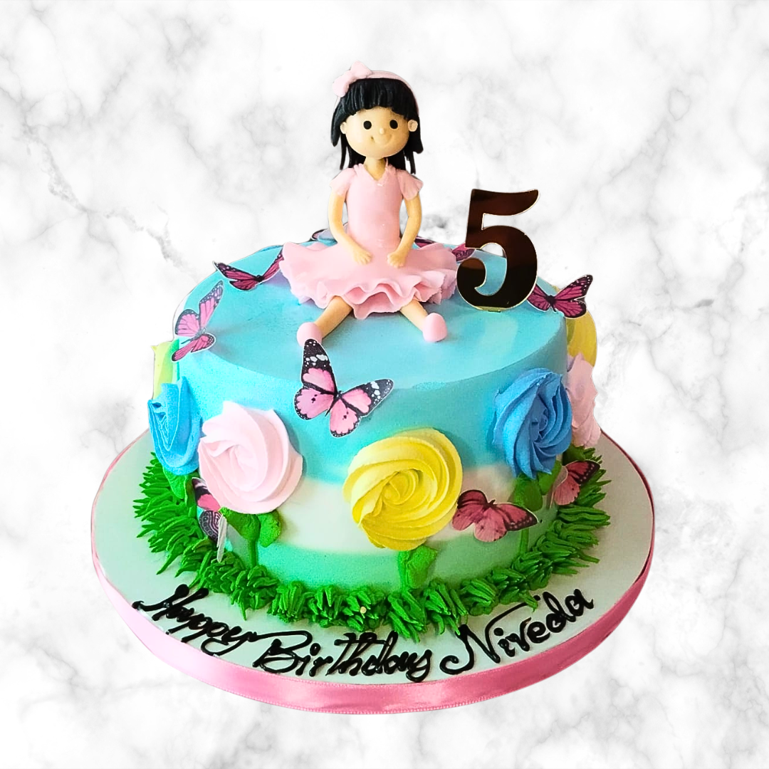 Butterfly Princess Birthday Cake
