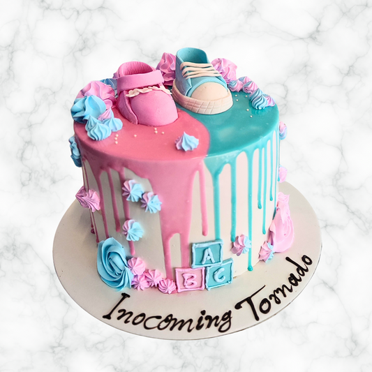 Baby Shoes Cake