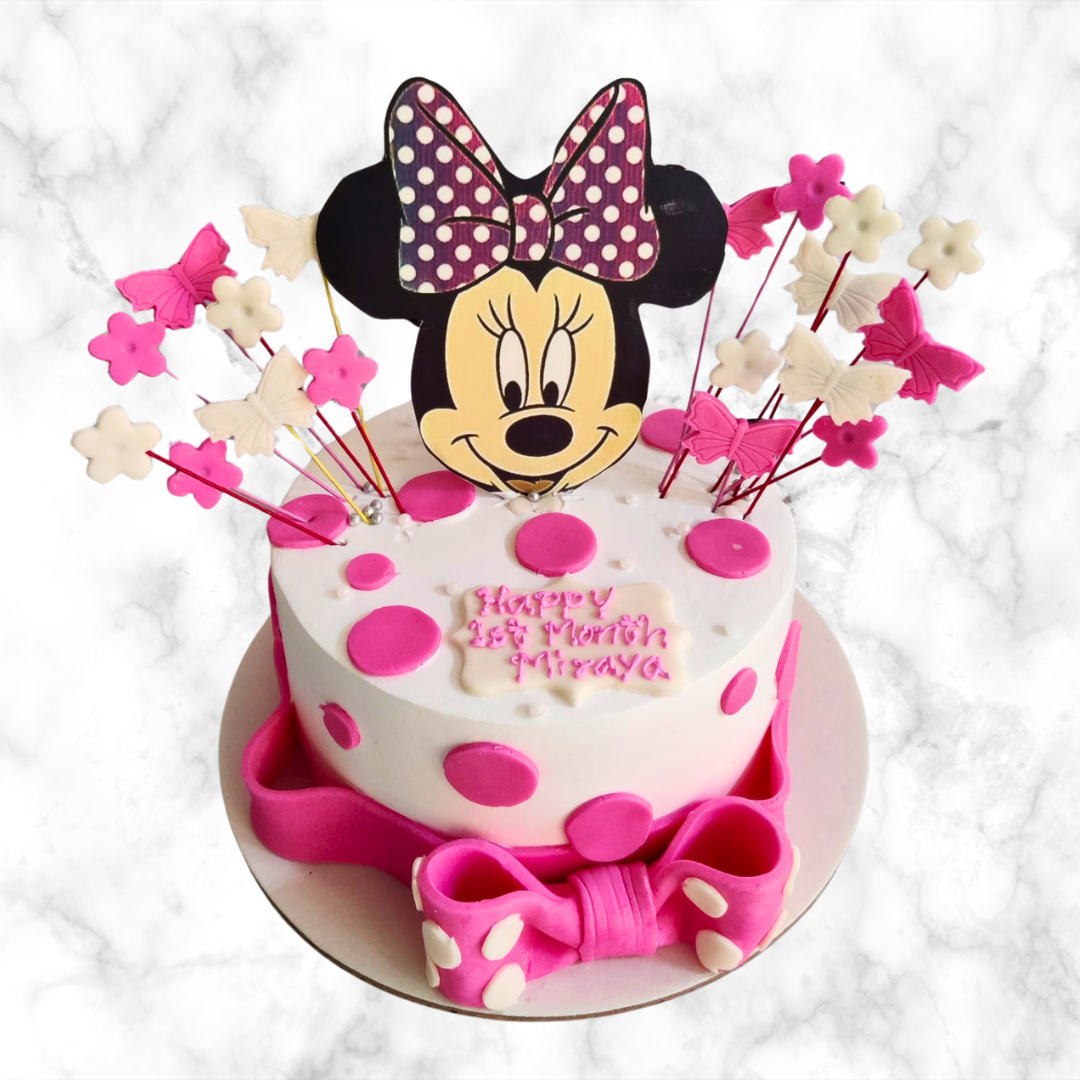 Pink Minnie Mouse Cake