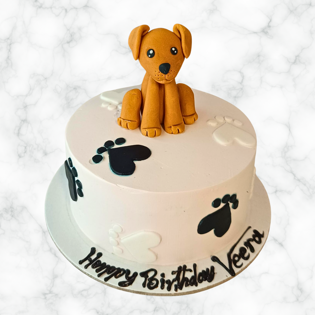 Cake design for dog lovers best sale