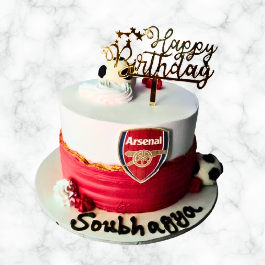 Arsenal Football Cake