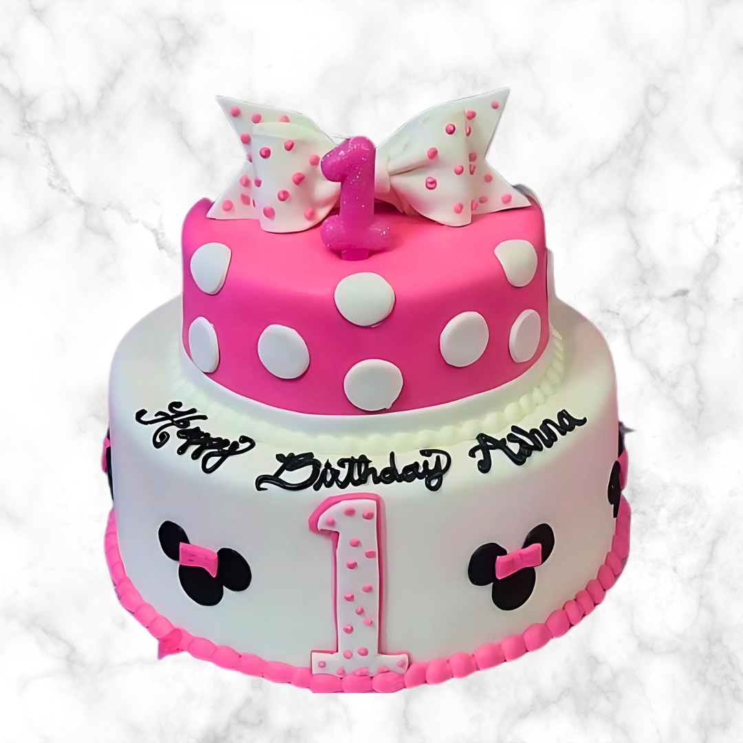 Minnie’s Pink Polka Party Cake