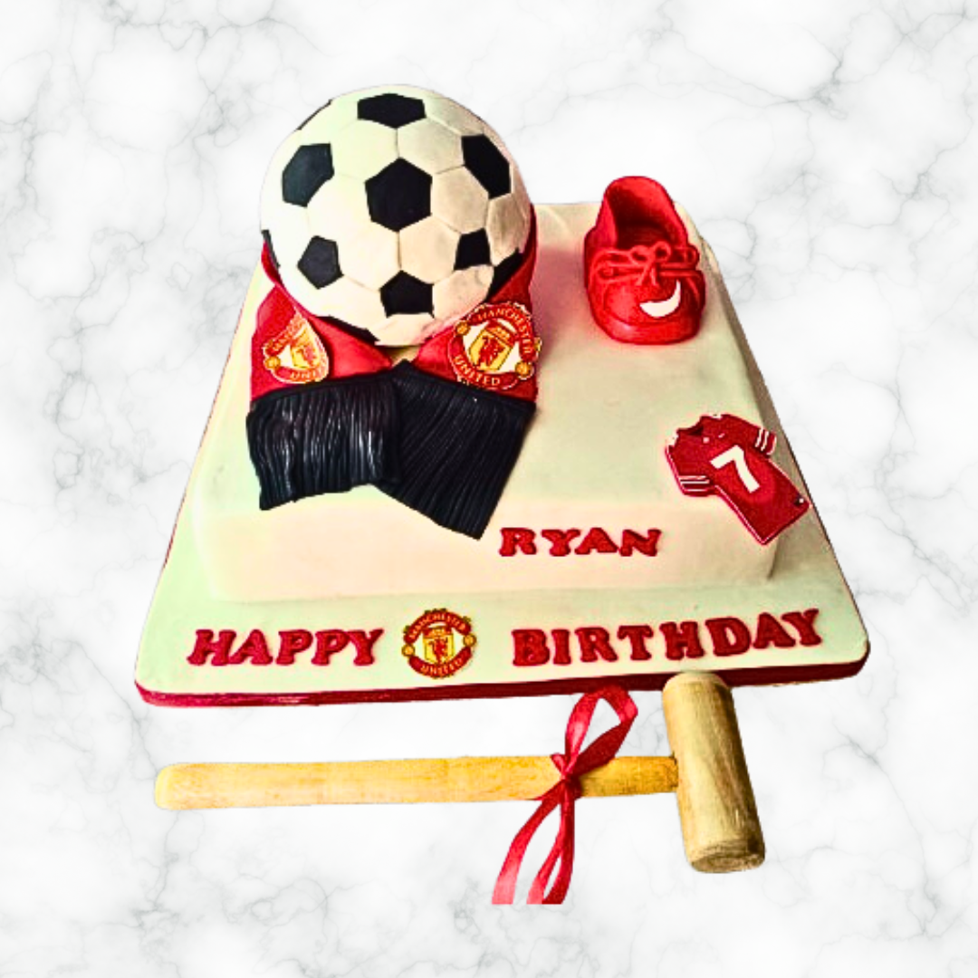 Football Champion Pinata Cake