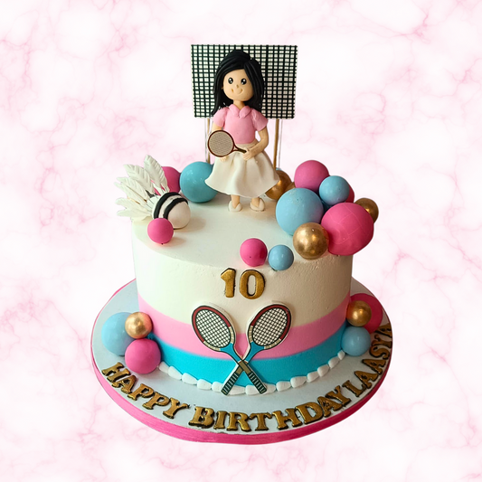 Badminton Queen Cake