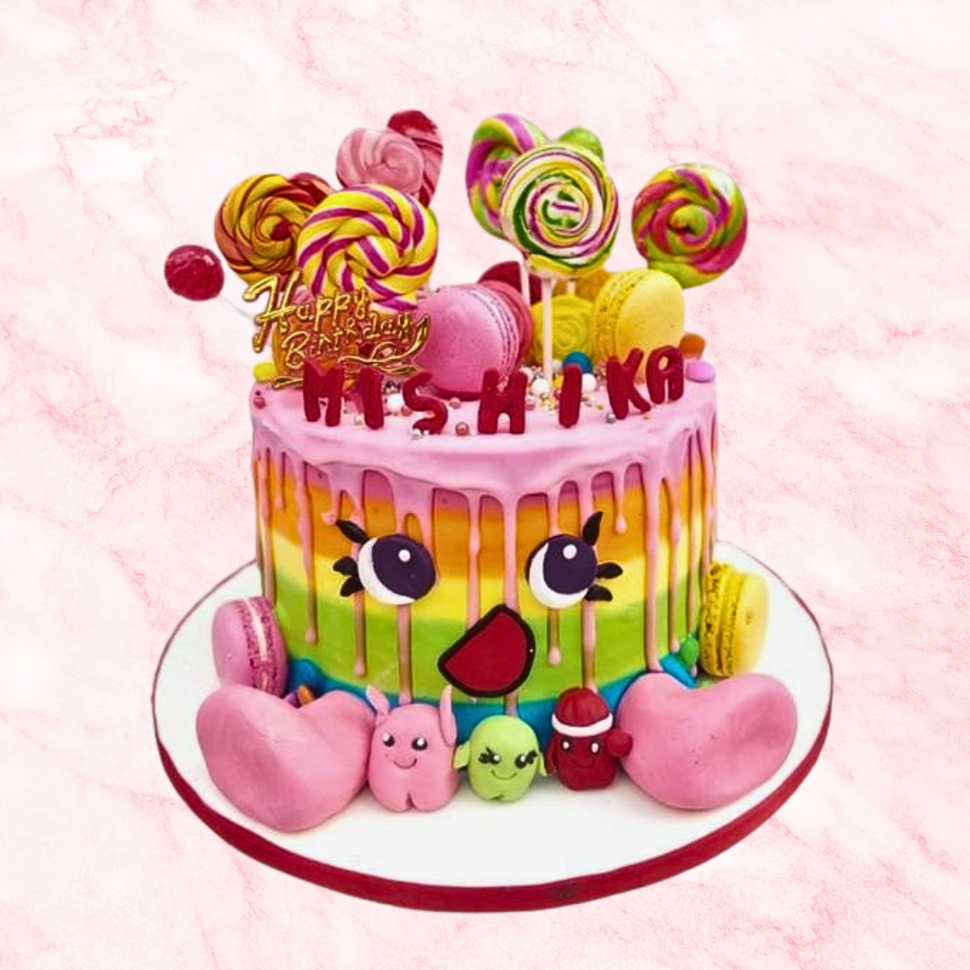 Rainbow Candy Cake