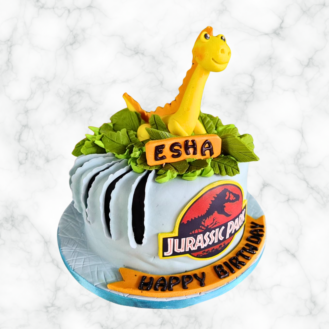 Dino-delight cake