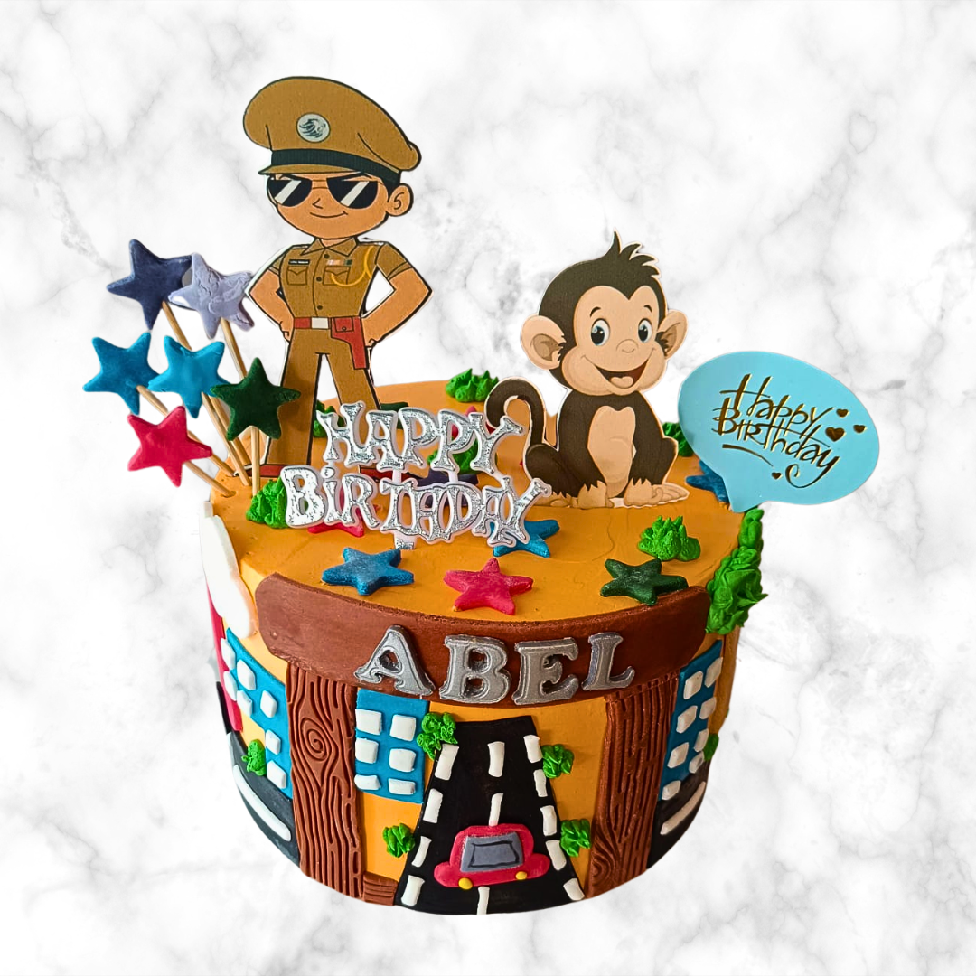 Policeman & Monkey Cake