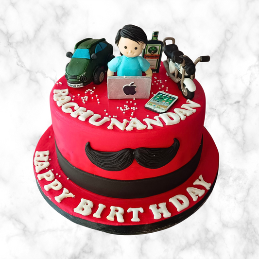 Techie Vibes Birthday Cake